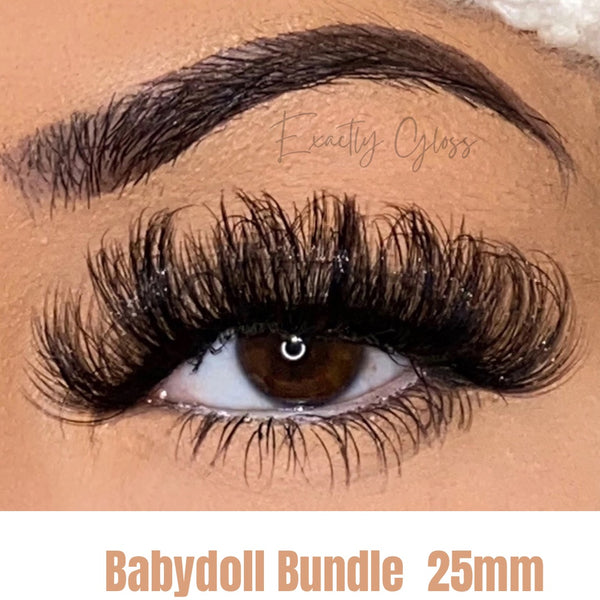 PRE-ORDER BABYDOLL BUNDLE 25mm WHOLESALE LASHES