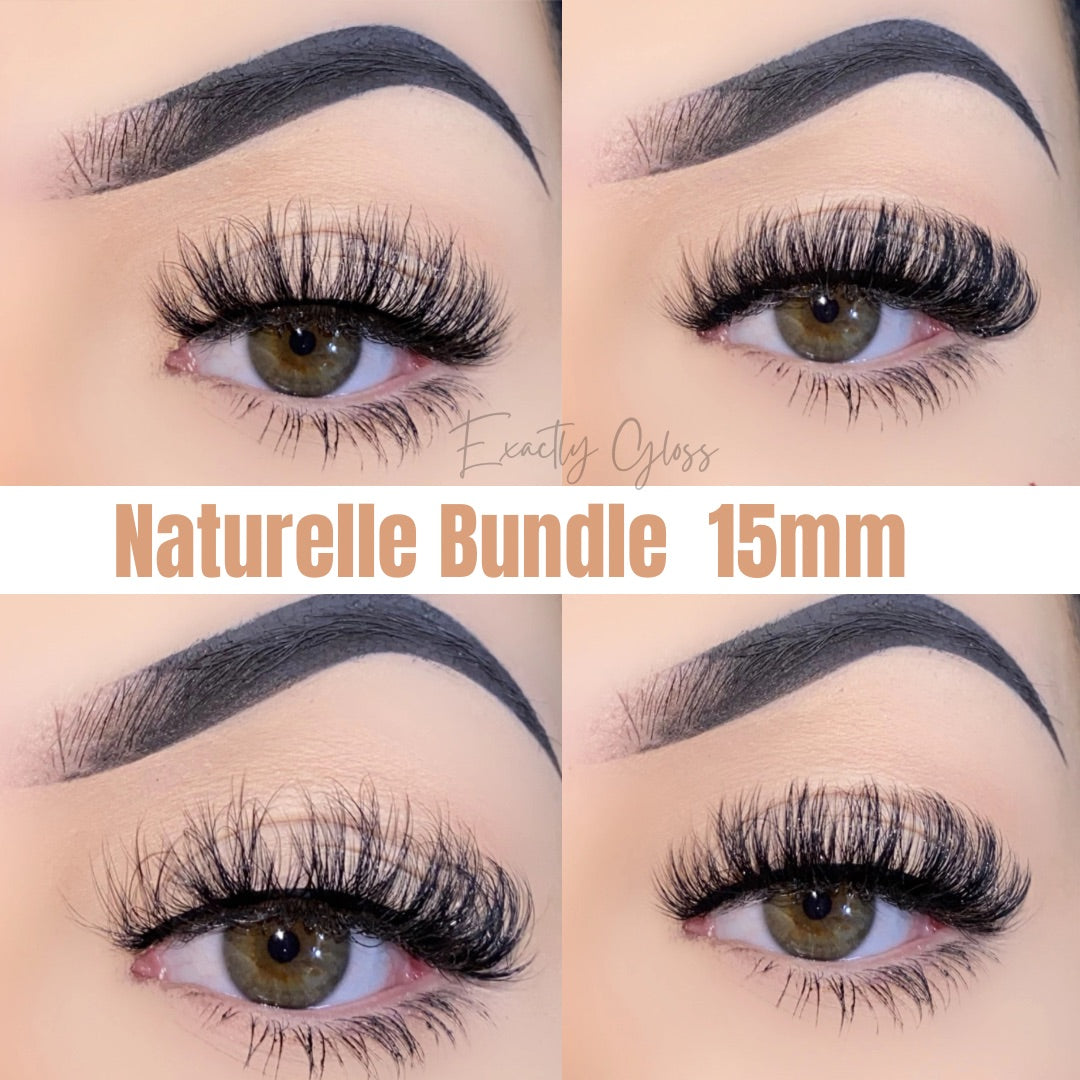 PRE-ORDER NATURELLE BUNDLE 15mmWHOLESALE LASHES