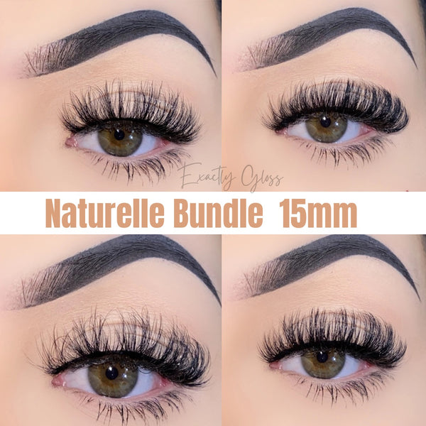 PRE-ORDER NATURELLE BUNDLE 15mmWHOLESALE LASHES
