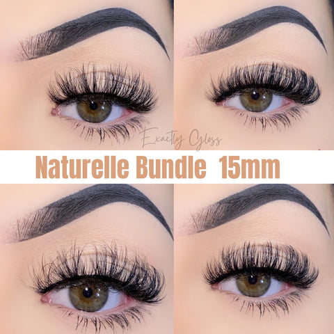 PRE-ORDER NATURELLE BUNDLE 15mmWHOLESALE LASHES