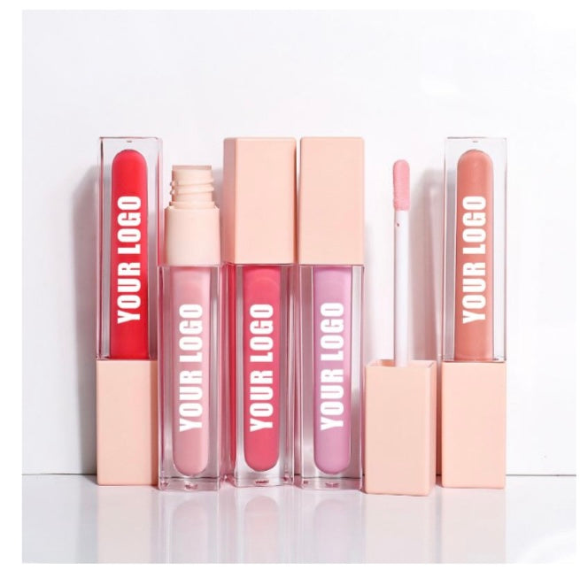 CUSTOM LIP GLOSS TUBES WITH LOGO AND BOX PRIVATE LABEL WHOLESALE