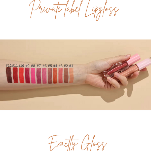 CUSTOM LIP GLOSS WITH LOGO PRIVATE LABEL WHOLESALE LIP GLOSS