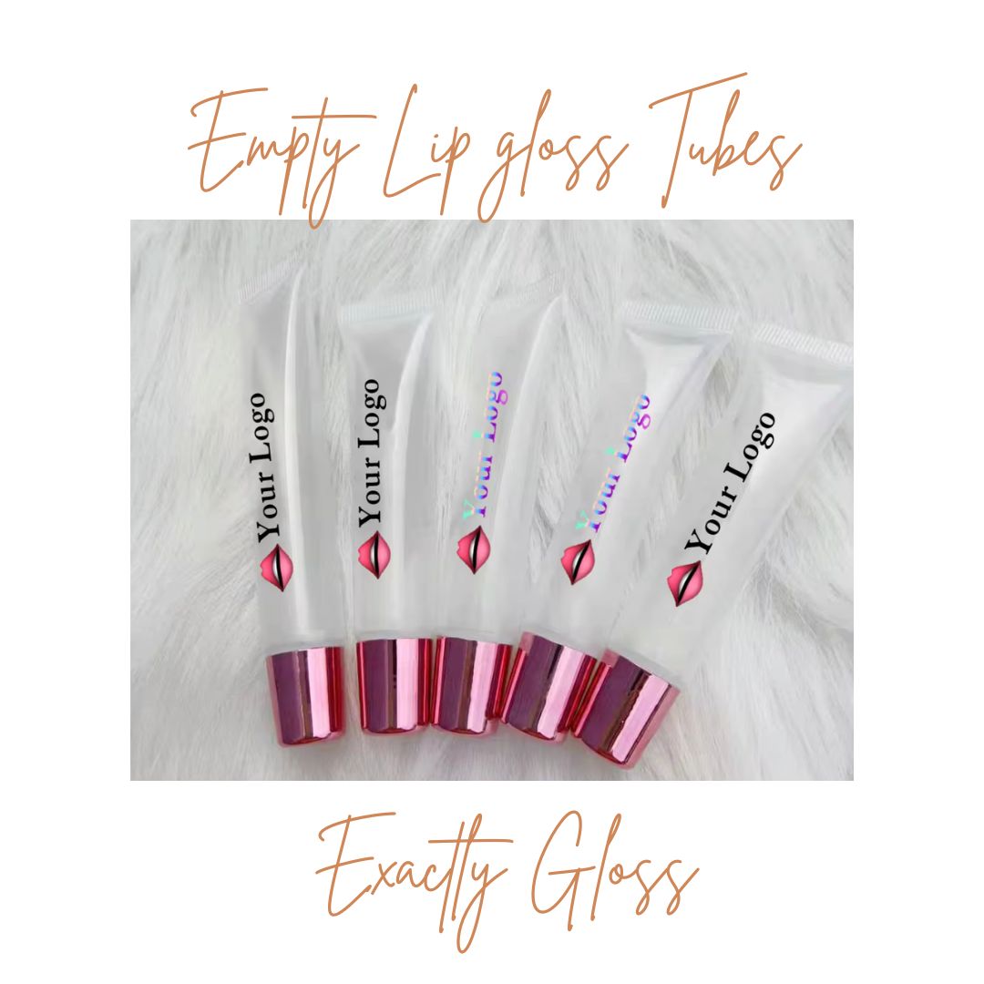 CUSTOM LOGO EMPTY LIP GLOSS SQUEEZE TUBES 10ml and 15ml
