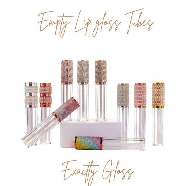 CUSTOM LOGO EMPTY LIP GLOSS TUBES VARIETY