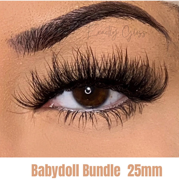 PRE-ORDER BABYDOLL BUNDLE 25mm WHOLESALE LASHES