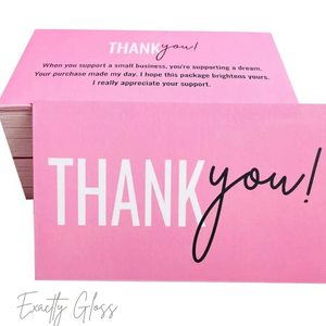 THANK YOU CARDS (PINK 101)