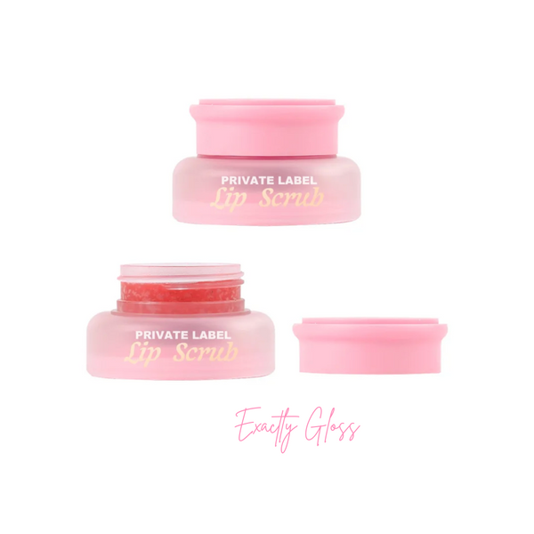 CUSTOM STRAWBERRY SCENTED LIP SCRUB SET WHOLESALE PRIVATE LABEL SET