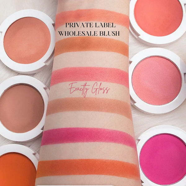 CUSTOM BLUSH SET, PRIVATE LABEL WHOLESALE WITH LOGO AND BOX