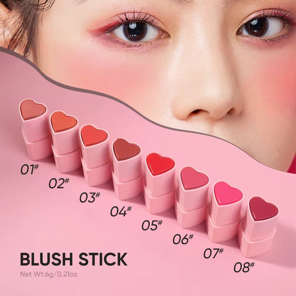 CUSTOM BLUSH STICKS WITH YOUR LOGO – PRIVATE LABEL WHOLESALE MAKEUP – CREAM BLUSH FOR BEAUTY BRANDS