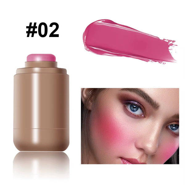 CUSTOM BLUSH COMPACT WITH YOUR LOGO – NUDE BROWN PACKAGING – PRIVATE LABEL MAKEUP WHOLESALE WITH BOX INCLUDED