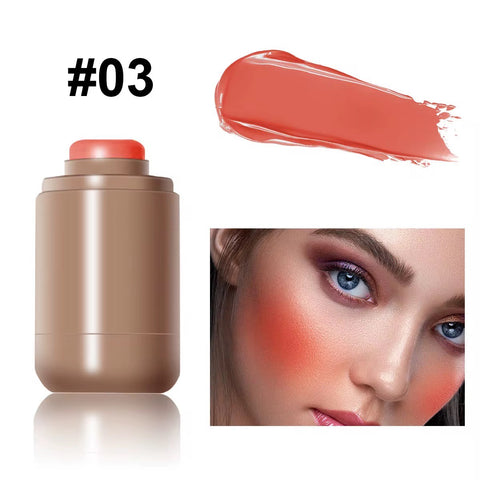 CUSTOM BLUSH COMPACT WITH YOUR LOGO – NUDE BROWN PACKAGING – PRIVATE LABEL MAKEUP WHOLESALE WITH BOX INCLUDED
