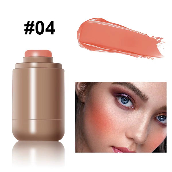 CUSTOM BLUSH COMPACT WITH YOUR LOGO – NUDE BROWN PACKAGING – PRIVATE LABEL MAKEUP WHOLESALE WITH BOX INCLUDED