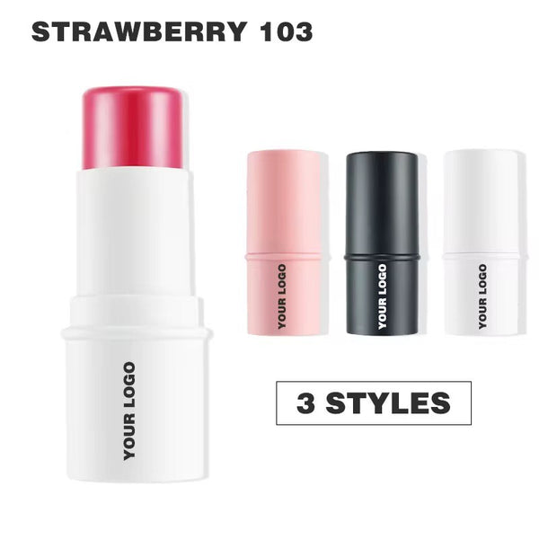 CUSTOM BLUSH IN BLACK, WHITE & PINK PACKAGING – PRIVATE LABEL WHOLESALE – 8 SHADES WITH MATCHING BOXES & YOUR LOGO