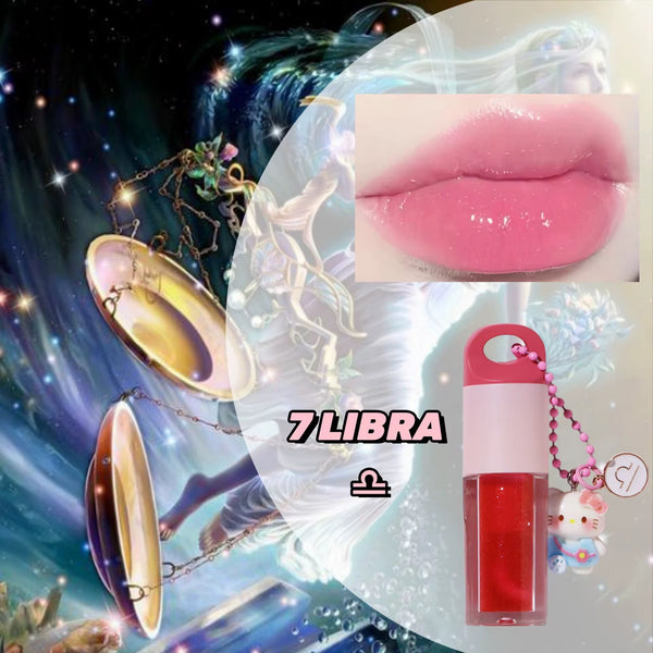 ZODIAC SIGN LIP GLOSS / LIP OIL WITH BOX – CUSTOM WITH YOUR LOGO – INCLUDES KITTEN TRINKET & ASTROLOGY SYMBOL