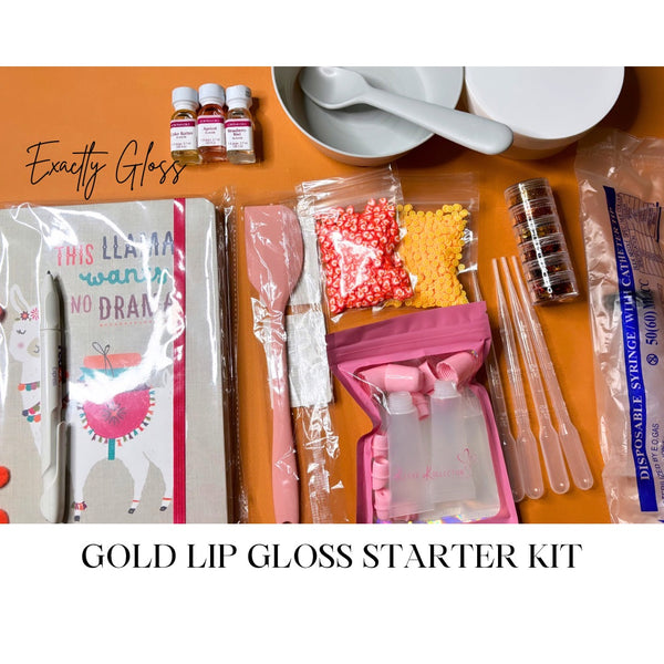 GOLD LIPGLOSS MAKING KIT