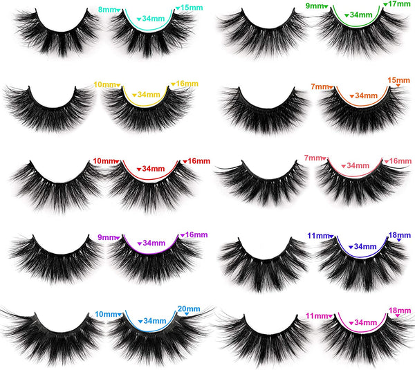 RAINBOW GLITTER COLLECTION WHOLESALE EYELASHES