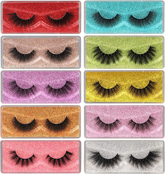RAINBOW GLITTER COLLECTION WHOLESALE EYELASHES
