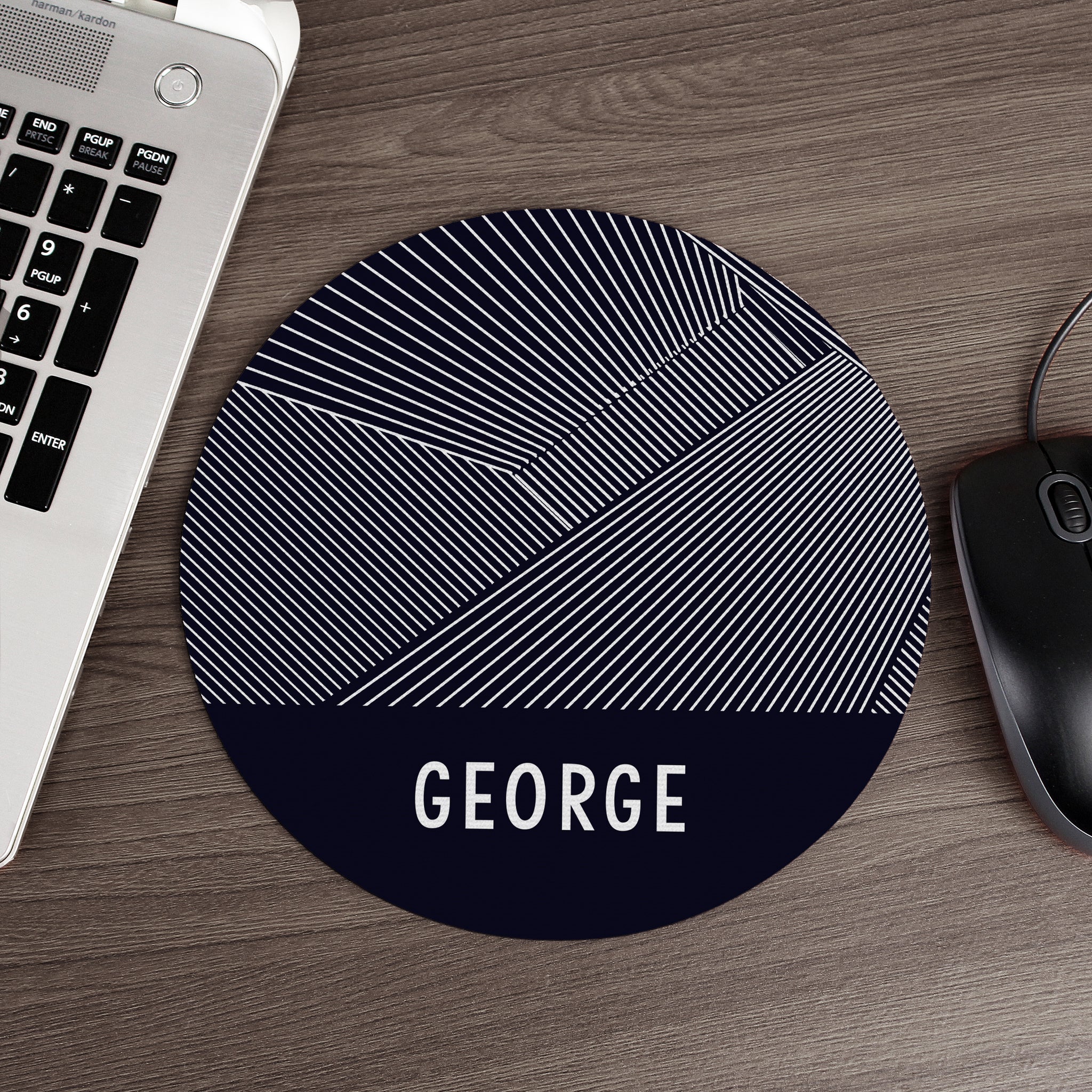 PERSONALISED GEOMETRIC MOUSE MAT