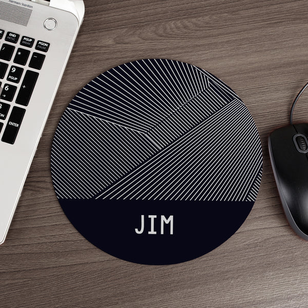 PERSONALISED GEOMETRIC MOUSE MAT