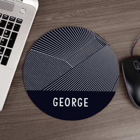 PERSONALISED GEOMETRIC MOUSE MAT