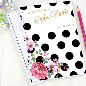 PERSONALISED BUSINESS ORDER BOOK